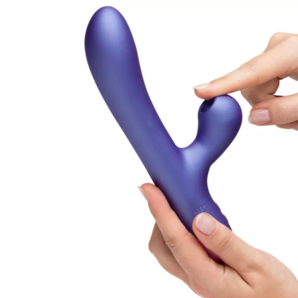 ROMP Pulse - G-Punkt Vibrator mit Luftwellen-Klitorisstimulator (lila)