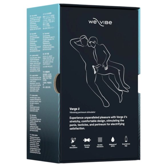 We-Vibe Verge 2 - Intelligenter Vibrations-Peniskring (schwarz)