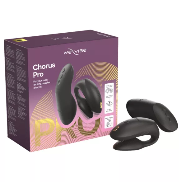 We-Vibe Chorus Pro - intelligenter Paarvibrator mit Fernbedienung (schwarz)
