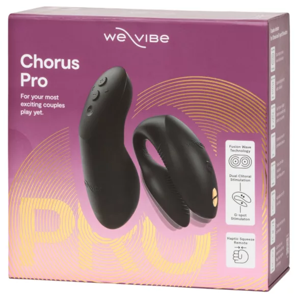 We-Vibe Chorus Pro - intelligenter Paarvibrator mit Fernbedienung (schwarz)