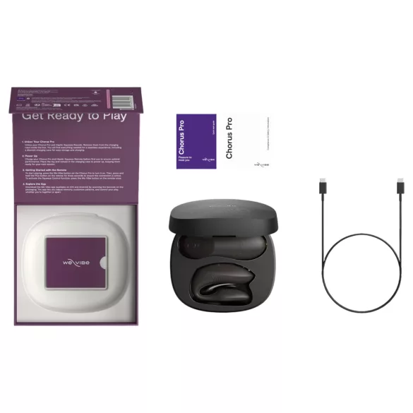 We-Vibe Chorus Pro - intelligenter Paarvibrator mit Fernbedienung (schwarz)