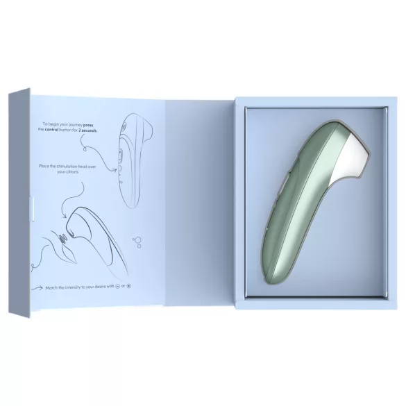 Womanizer Pro - Klitorisstimulator mit Luftimpulsen (grün)