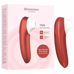 Womanizer Pro - Druckwellen-Klitorisstimulator (rot)