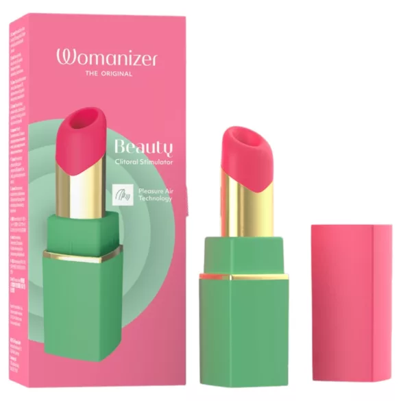 Womanizer Beauty - luftwellenbasierter Klitorisstimulator in Lippenstiftform (grün)