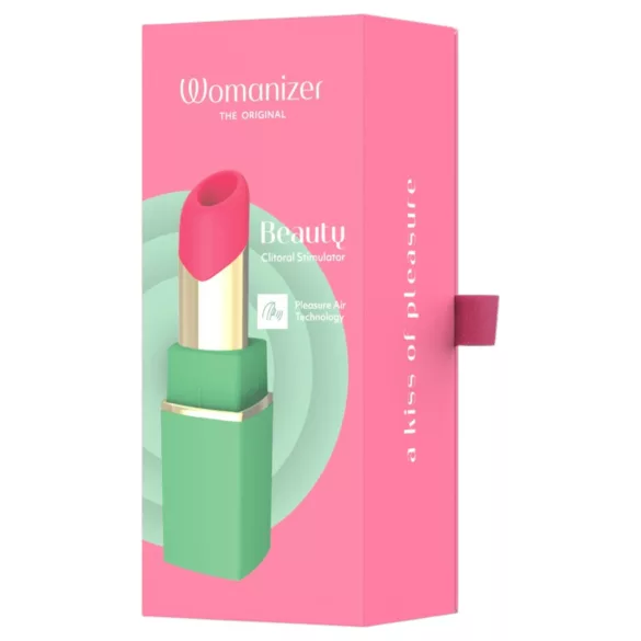 Womanizer Beauty - luftwellenbasierter Klitorisstimulator in Lippenstiftform (grün)