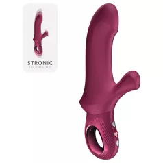   Fun Factory Bi Stronic Curve - stoßender Vibrator mit Klitorisschenkel (rot)