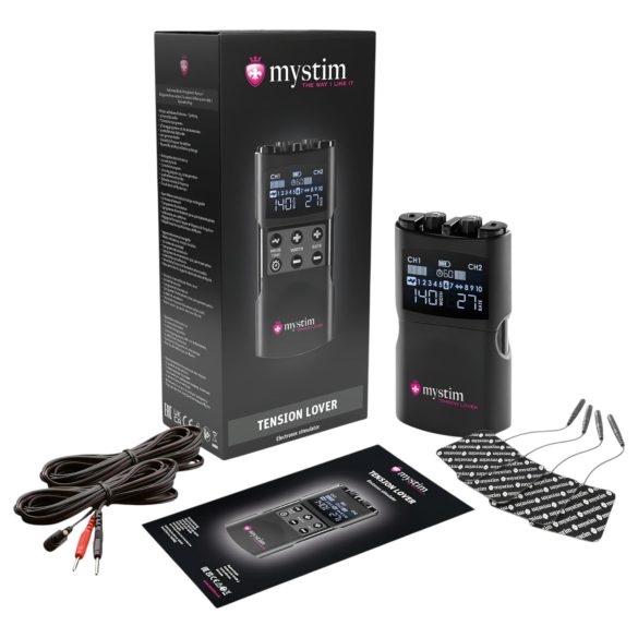 mystim Tension Lover 2 - Digitales Elektro-Set (Schwarz)