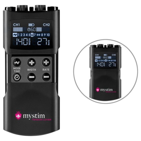 mystim Tension Lover 2 - digitales Elektro-Set (schwarz)