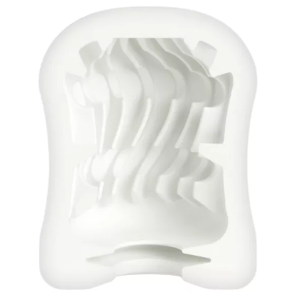 Mystim MasturbaTIN Swirl Girl - welliger Masturbator (weiß)