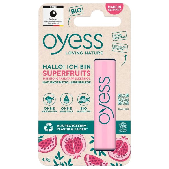 Oyess BIO - Fruchtiger Lippenbalsam