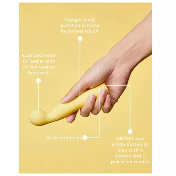 Smile Makers The Tennis Pro - gelber G-Punkt-Vibrator