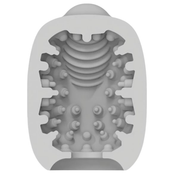 VIBEGGS Naughty Nubs - Vibro-Ei Masturbator (Weiß)