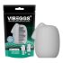 VIBEGGS Ribs Delight - vibrierendes Ei-Masturbator (weiß)