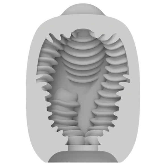 VIBEGGS Twisty Tongues - Vibro Ei Masturbator (Weiß)