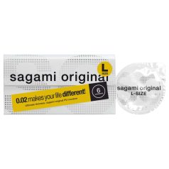 Sagami Original 0.02 L - Kondom - 58mm (6 Stk)