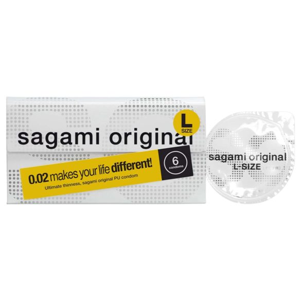 Sagami Original L - Kondome - 58mm (6 Stück)