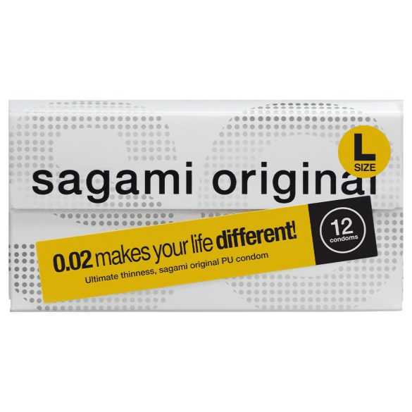 Sagami Original 0,02 L - Kondom - 58mm (12 Stück)