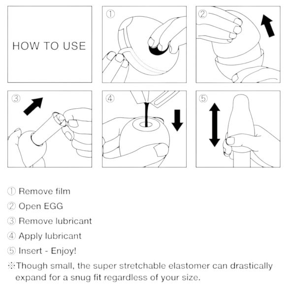 TENGA Egg Tube - Eier-Masturbator (1 Stk)