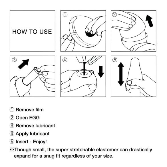 TENGA Egg Brush - Ei-Masturbator (1 Stk.)