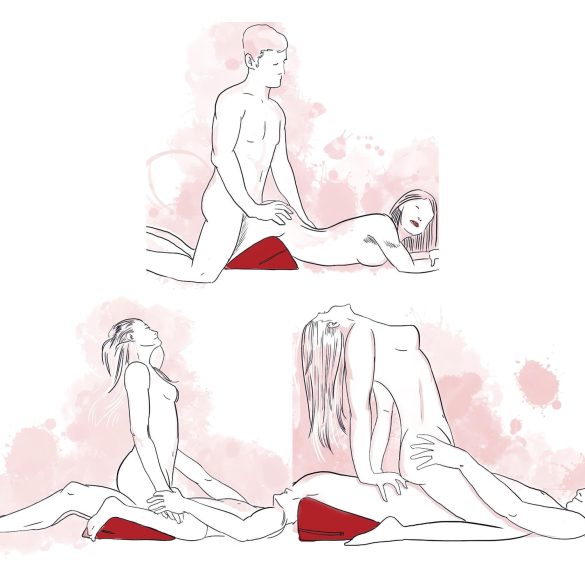 Liberator Wedge - Keilförmiges Liebeskissen (schwarz)