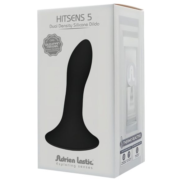 Adrien Lastic Hitsens 5 - Thermo-Reaktives Anal-Dildo (schwarz)