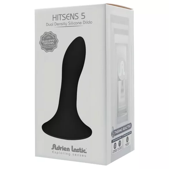 Adrien Lastic Hitsens 5 - thermo-reaktiver Anal-Dildo (schwarz)