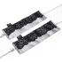 Fifty Shades of Grey - Satin Handschellen (Silber)