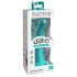 Dillio Curious Five - Silikon Dildo (15cm) - türkis