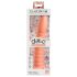 Dillio Wild Thing - geriffelter Dildo (19cm) - Orange