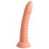 Dillio Wild Thing - geriffelter Dildo (19cm) - Orange