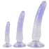 Crystal Clear - Analdildo Trainer Set - 3 Stück (Transparent-Blau)