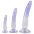 Crystal Clear - Analdildo Trainer Set - 3 Stück (Transparent-Blau)