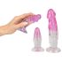 Crystal Clear - Analdildo-Set - 3-tlg. (transparent-pink)