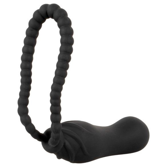 Black Velvet Perfect Fit - Strap-On-Dildo (schwarz)
