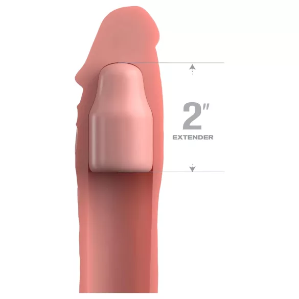 Pipedream - X-TENSION Elite 2 - zuschneidbare Penishülle (naturfarben)