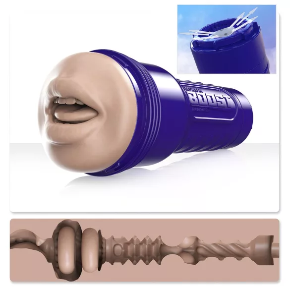 Fleshlight Boost Blow - naturgetreuer Mund Masturbator (natur)