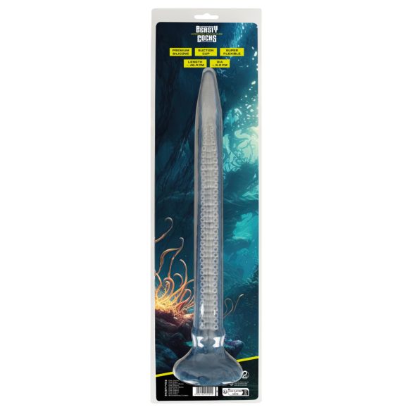 Beasty Cocks Lust-Aal - extra langes Dildo (blau)