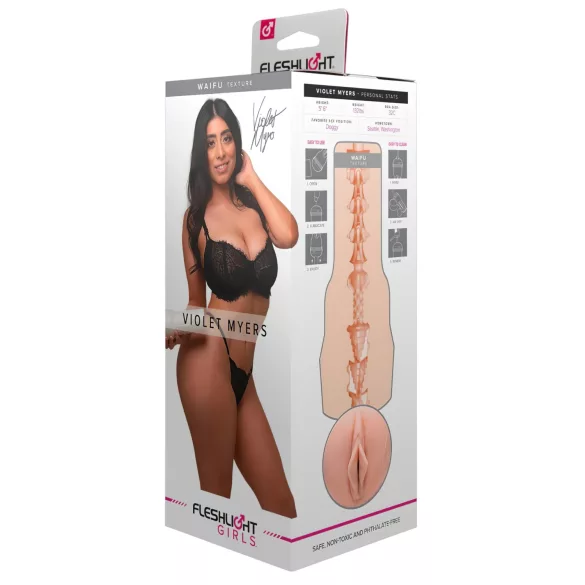 Fleshlight Violet Myers Waifu - naturgetreues Lustvergnügen