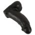 Realistixxx Riesen-Dildo mit Hoden - 22 cm (Schwarz)