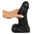 Realistixxx Riesen-Dildo mit Hoden - 22 cm (Schwarz)