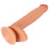 Realistixxx Real Giant - extra großer Dildo mit Hoden (natur)