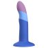 ROMP Piccolo - Flexibler Silikon-Dildo (blau-violett)