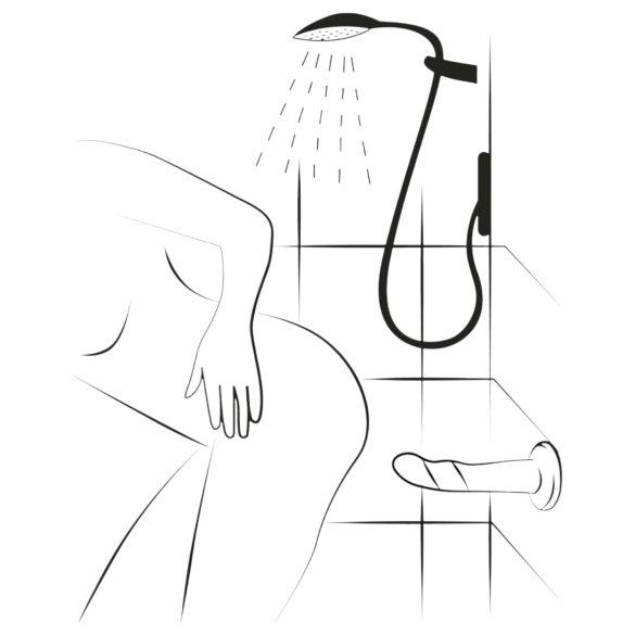 ROMP Piccolo - Flexibler Silikon-Dildo (blau-violett)