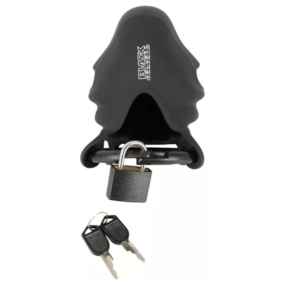 Black Velvet - Penis- & Hodenkäfig (schwarz)