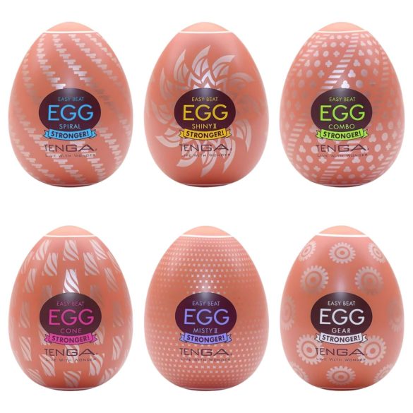TENGA - Stärkeres Eier-Masturbator-Set - 6 Stk.
