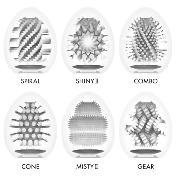 TENGA - Stärkeres Eier-Masturbator-Set - 6 Stk.