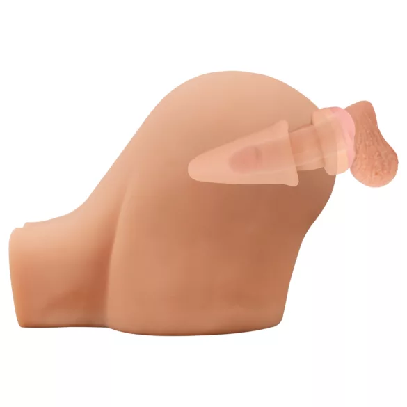 Nature Skin - Analplug und Penismantel (natur)