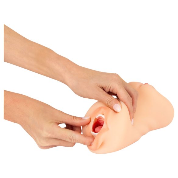 Nature Skin - Vagina- und Mund-Masturbator (natur)