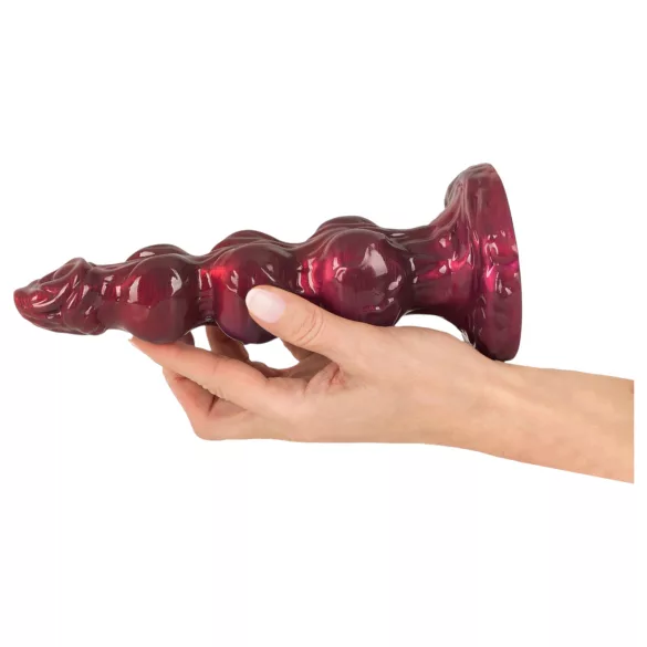 Beasty Cocks - Werwolf Willie Dildo mit Saugnapf - bordeaux (21 cm)