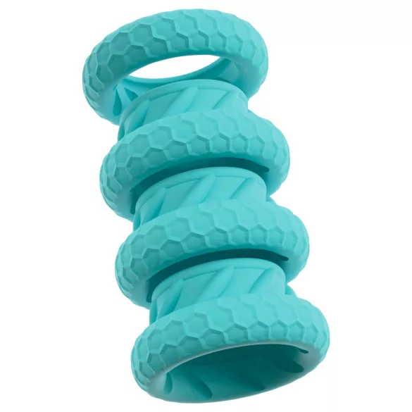 You2Toys - 3in1 Penis- und Hodenring-Set (türkis)